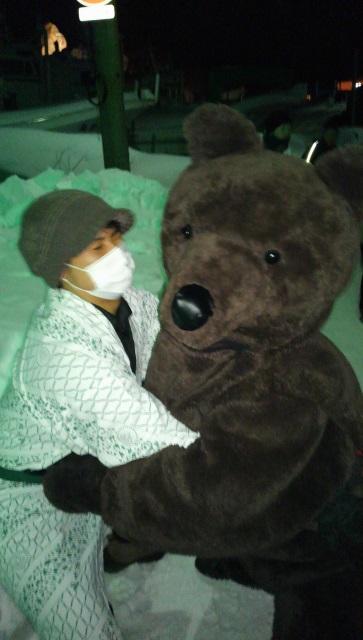 クマと相撲