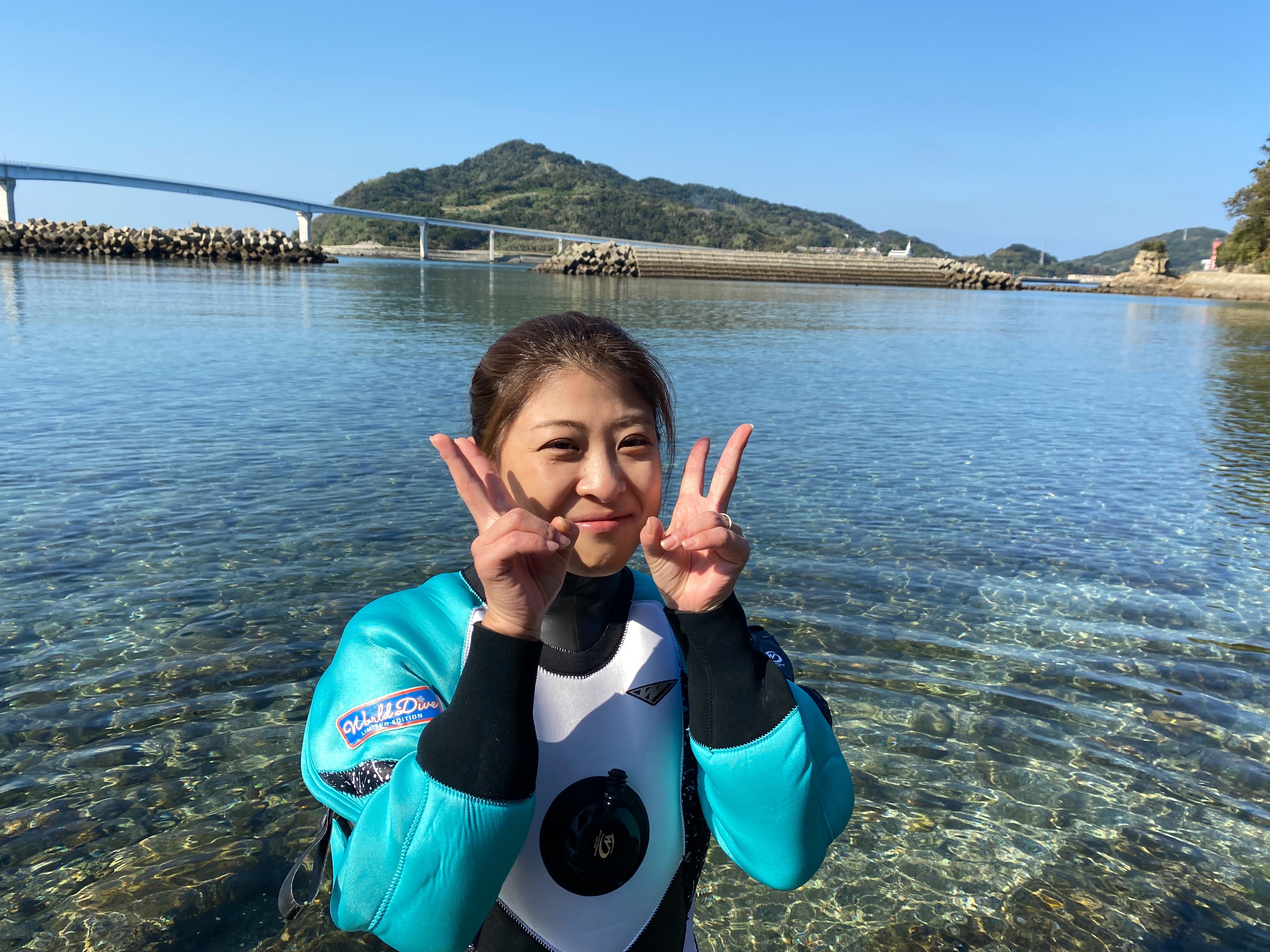 『イルカと泳ぐ』という目標が始めたダイビング!