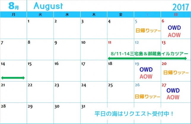 8月ツアスケ