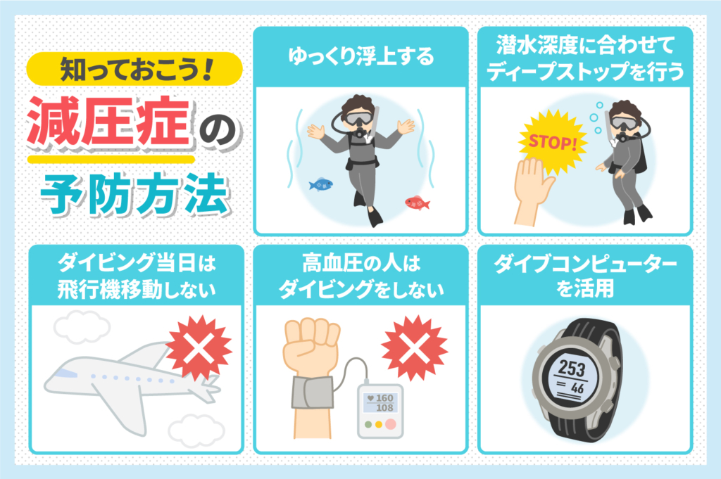 たったこれだけ！ダイビング後におこる「減圧症」の予防法を解説